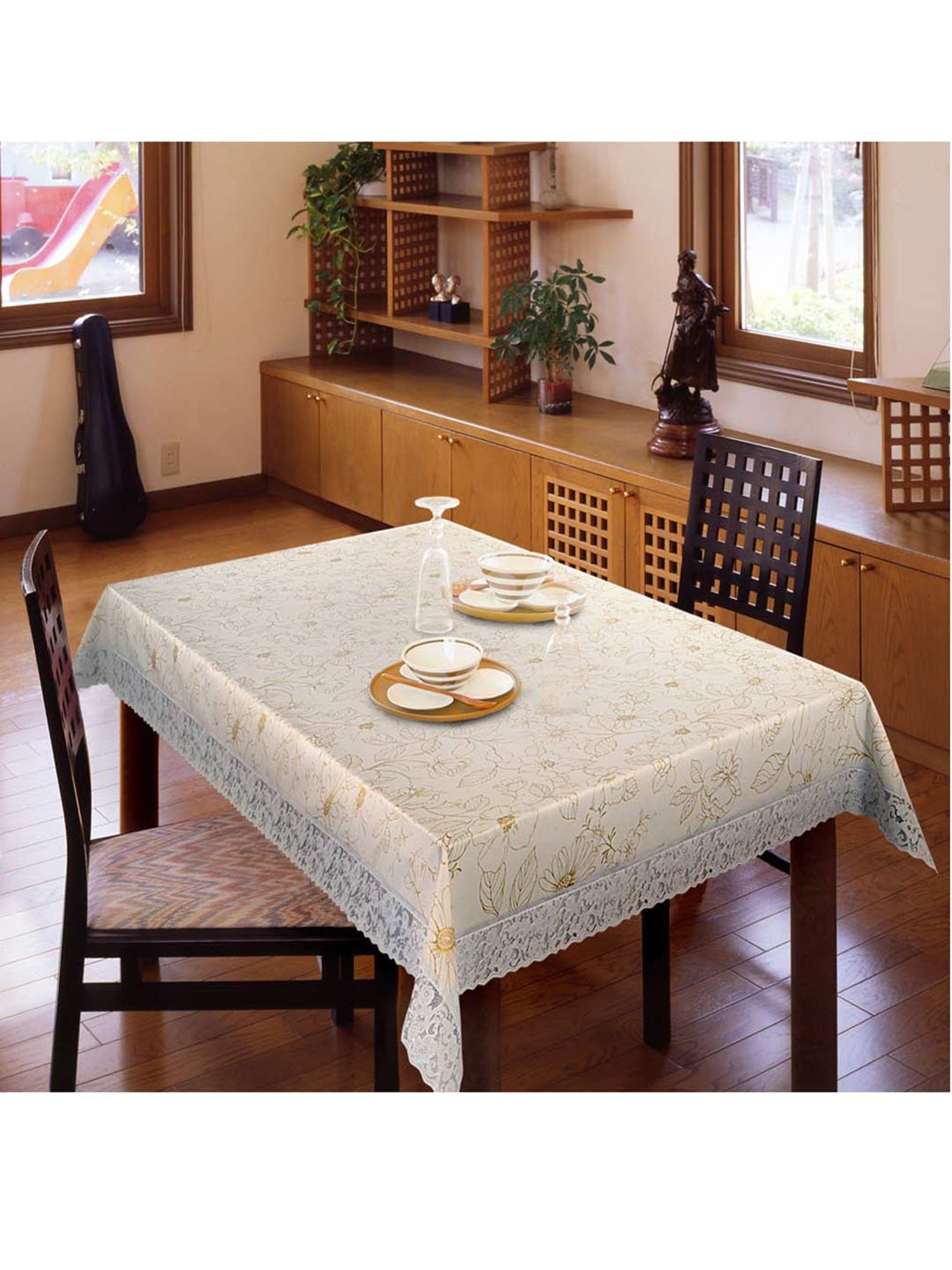 Freelance White PVC Set of 1 Table Cloth