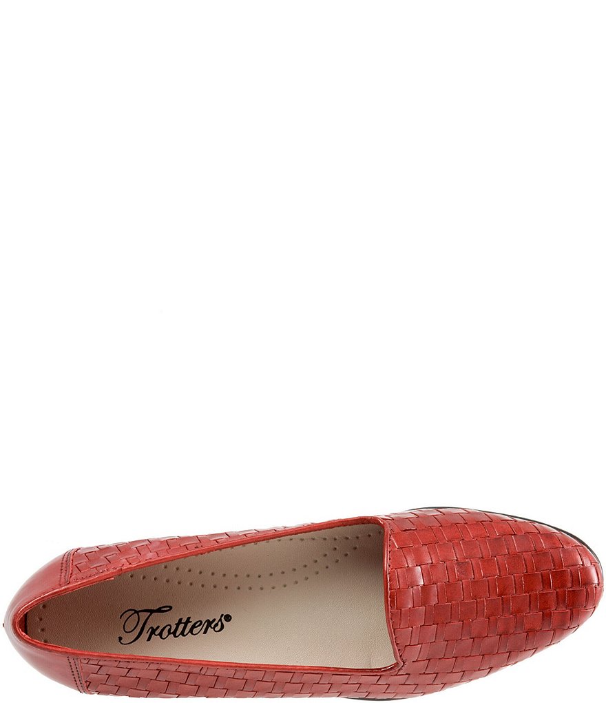 Trotters Liz Woven Leather Loafers