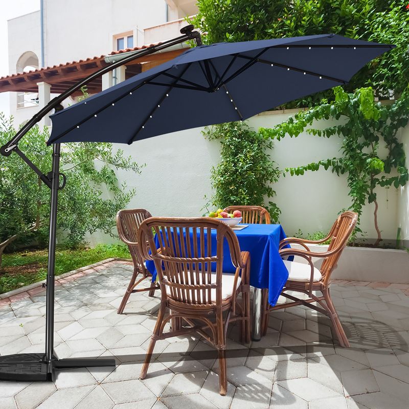 9' x 5' Rectangular Double Top Patio Outdoor Market Umbrella Emerald Green - Crestlive Products
