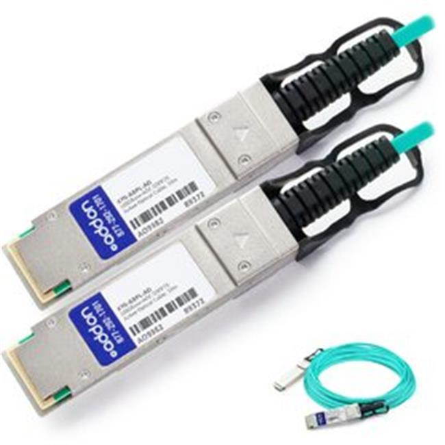 Addon Dell 470-Abpl Compatible Taa Compliant 100Gbase-Aoc Qsfp28 To Qsfp28 Direct Attach Cable (850Nm Mmf 50M)