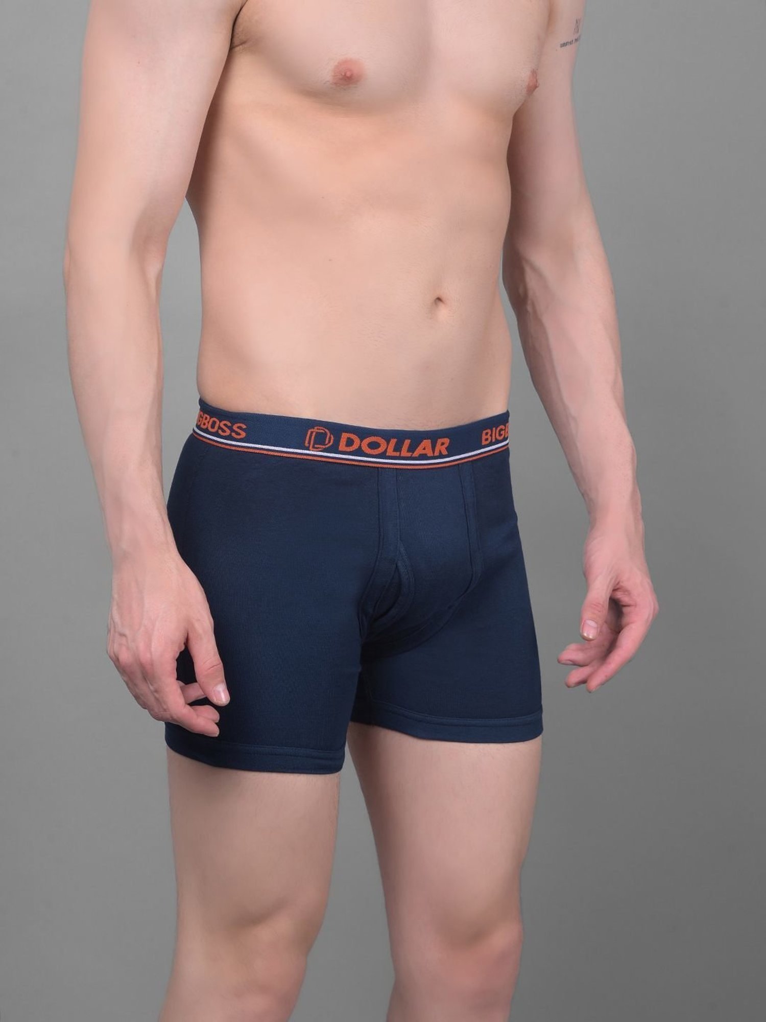 Dollar Bigboss Assorted Cotton Regular Fit Trunks - Pack Of 2