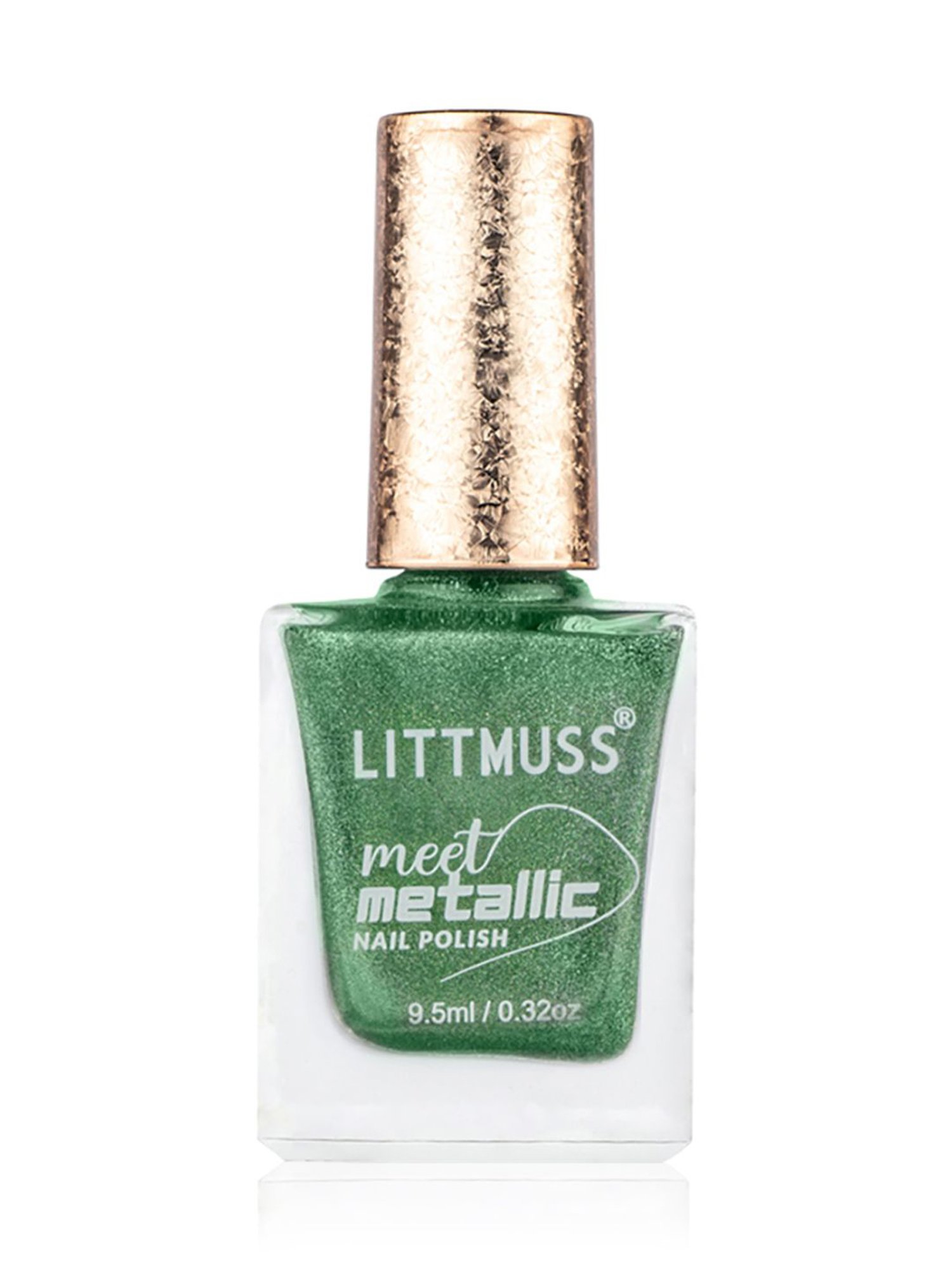 Littmuss Meet Metallic Nail Polish Green Gold 066 - 9.5 ml