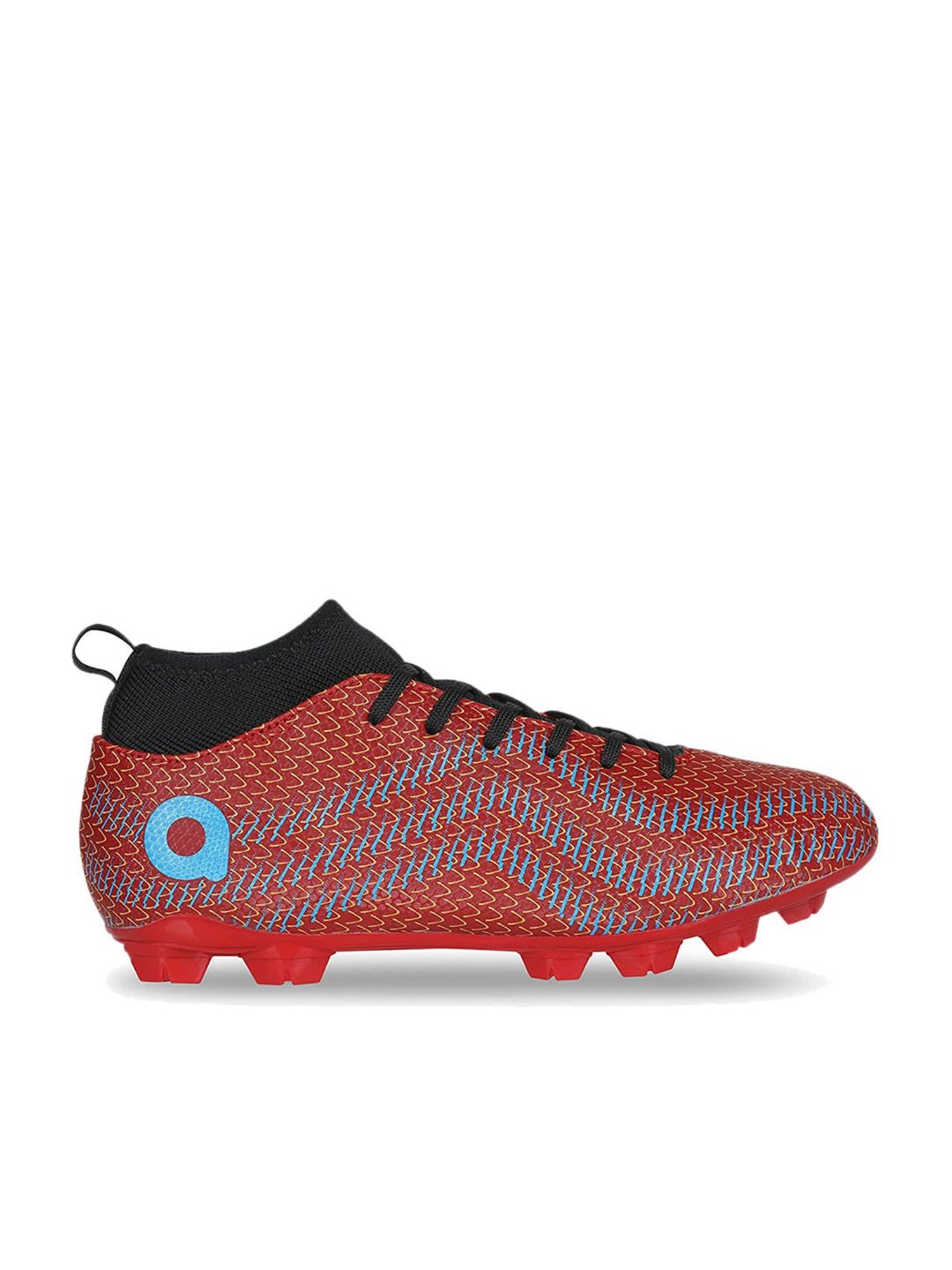 AIVIN Men's Pro Rattle Snake Red Football Shoes