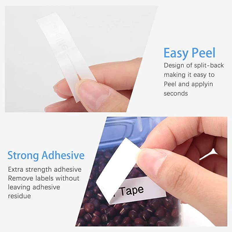 Compatible Label Tape Replacement for Brother M Tape 12mm 0.47 M Series Label Tape M231 MK231 MK431 MK531 MK631 MK731 Work for Brother P-Touch PT-90 PT-M95 PT-45M PT-65 Label Maker, 5 Color