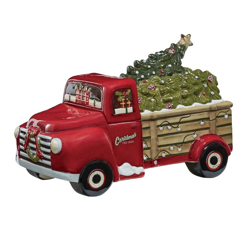 Park Designs Over The River Cookie Jar - Red