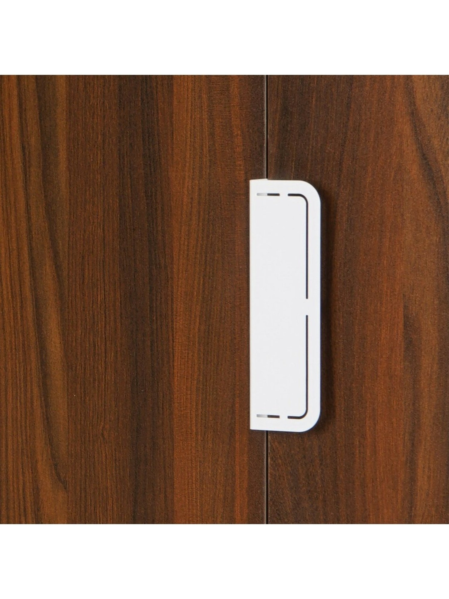 Home Basics 5 Dual Hook Chrome Plated Steel Over the Door Hanging Rack