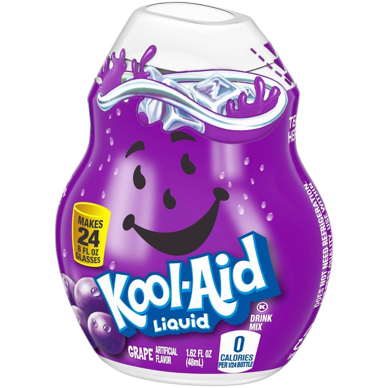 Kool-Aid Grape Liquid Water Enhancer - 1.62 fl oz Bottle