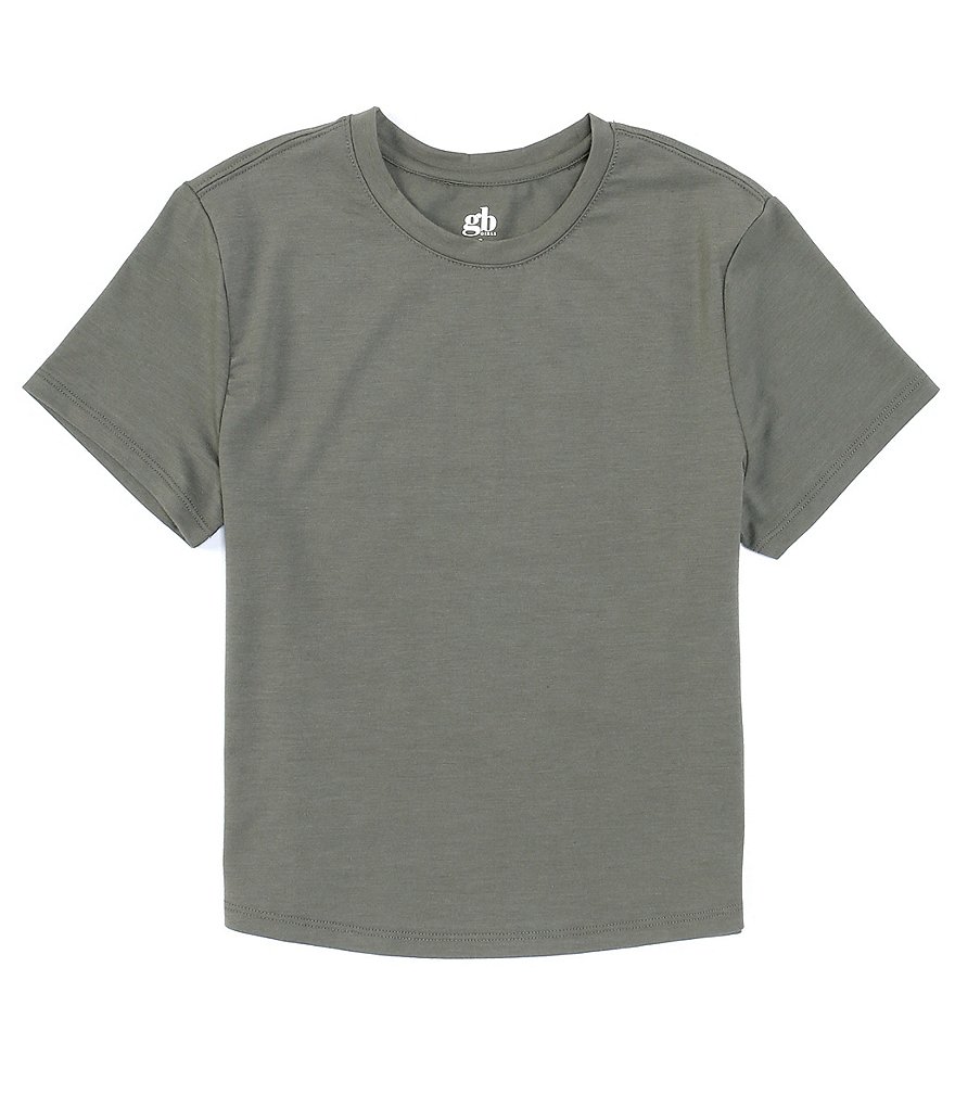 GB GB Girls Active Big Girls 7-16 Short Sleeve Tie-Dye Tee