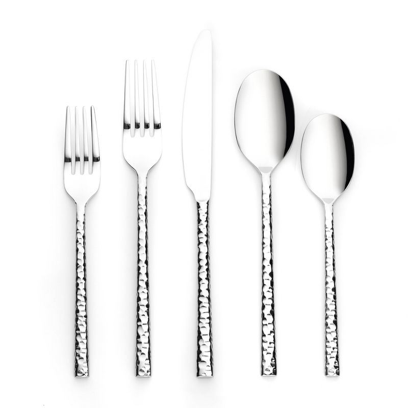 41pc Stainless Steel Zehira Frost Silverware Set - Cambridge Silversmiths