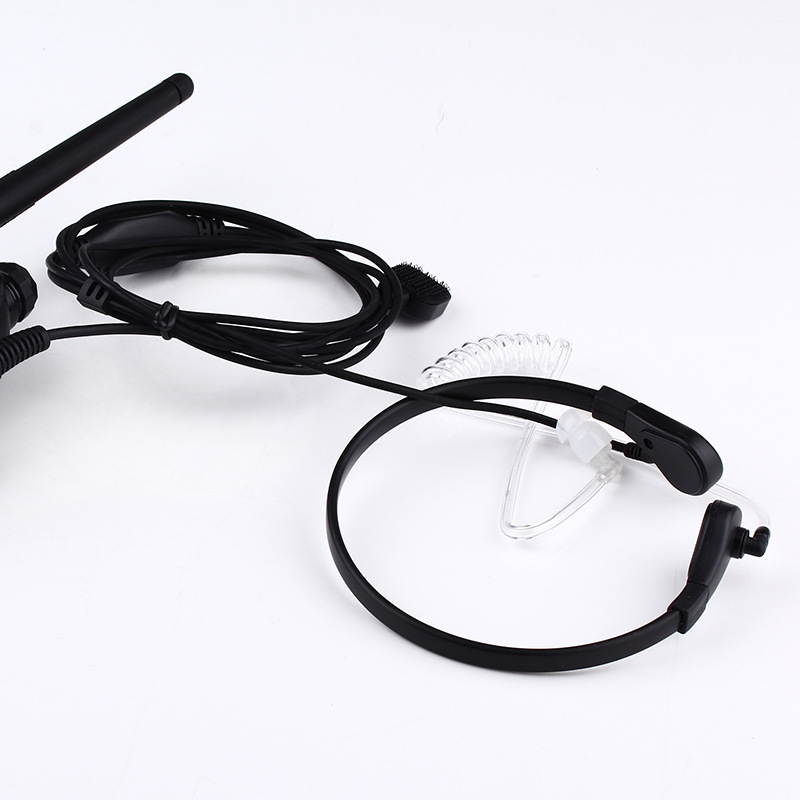 Black 80cm Eer-Hook Headset Earphone For Two Way Radio Walkie Talkie