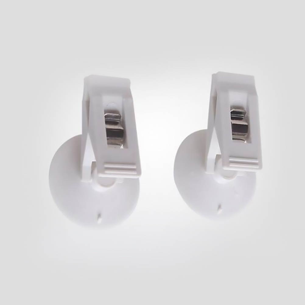 4Pcs Multifunctional Suction Type Clips Curtain Clamp Bag Holder Storage Clip for Car Auto (Black)