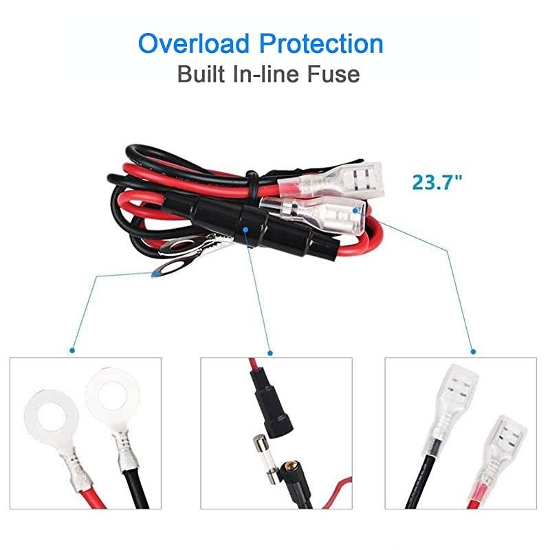 USB Charger Socket Power Outlet - Quick Charge 3.0 & 2.4A Port for Car Boat Marine Rv Mobile with Wire Fuse DIY Kit (QC 3.0 - Green)