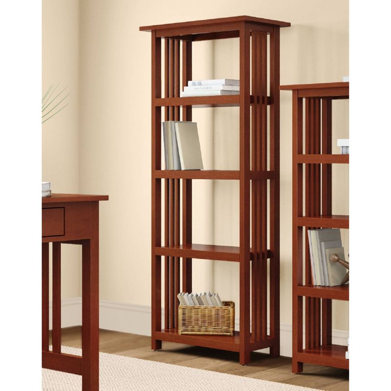 60" Mission Bookshelf Cherry - Alaterre Furniture