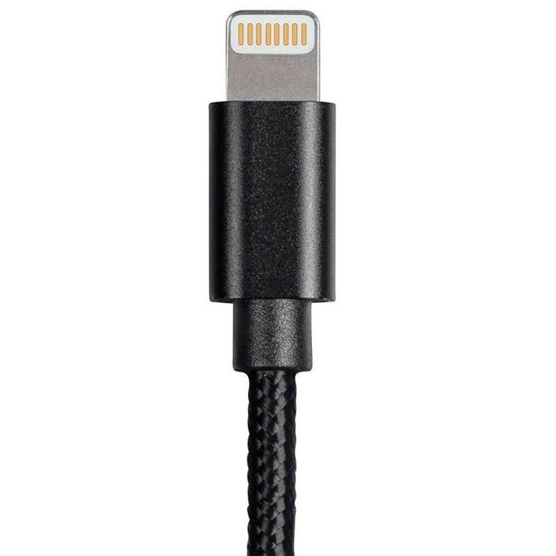 Tripp Lite USB-A to Lightning, USB Micro-B and USB-C Sync/Charge Cable, Black, 6 ft.