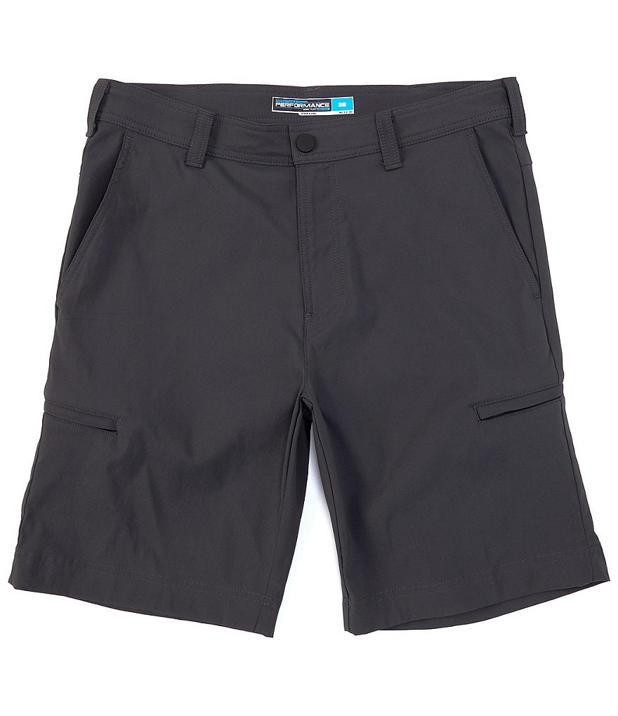 Roundtree & Yorke Active Waist 9#double; Inseam Performance Shorts