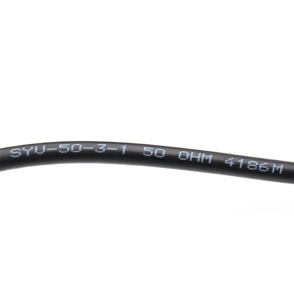 ANHAN SMA Male to SMA Female Low-Loss Coax Extension Cable RF Connector Pigtail Cable 4.9Ft/1.5M 1Pack