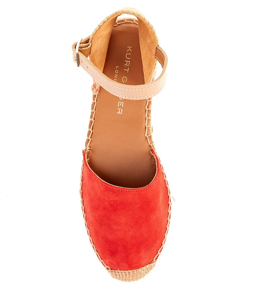 Kurt Geiger London Manty Suede Rainbow Detail Espadrilles