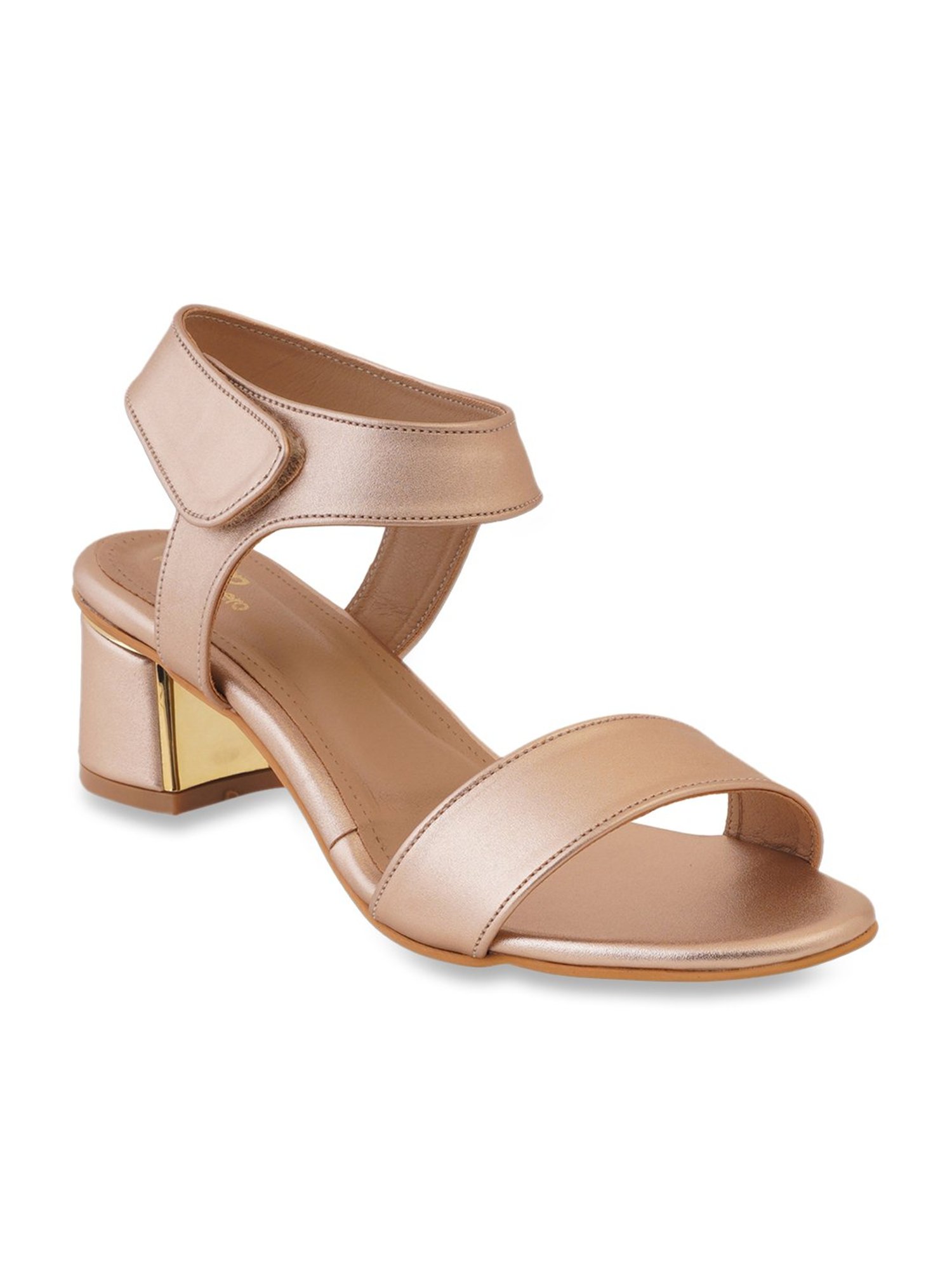 Pelle Albero Women's Golden Back Strap Sandal