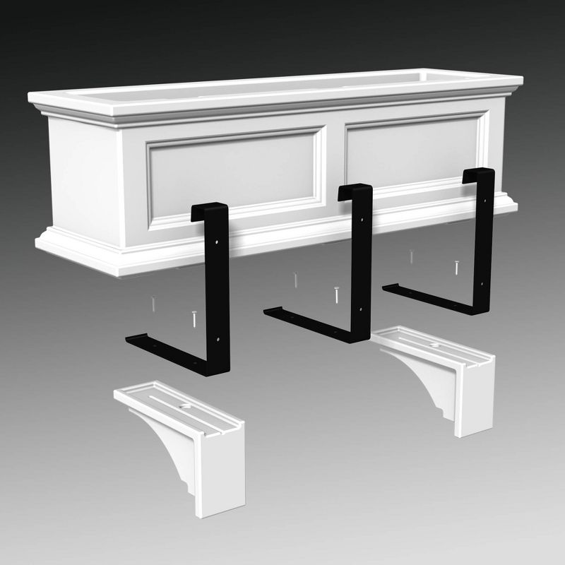 AquaSavTM Oxford Window and Deck Planter, 30" - PRIDE GARDEN PRODUCTS