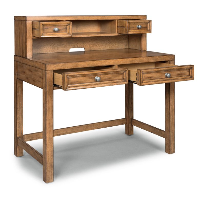 Sedona Student Desk & Hutch Rustic Toffee - Home Styles