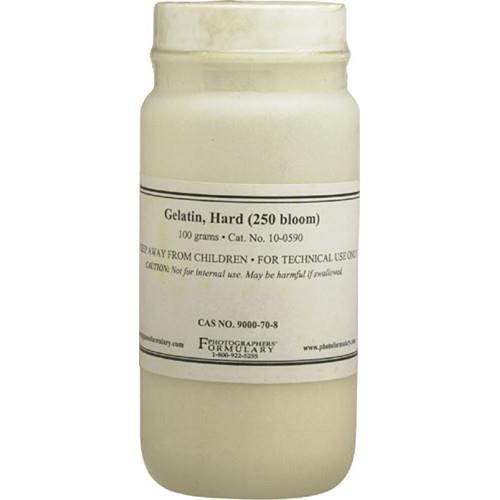 Photographers' Formulary 100g Gelatin (Hard, 250 Bloom) #10-0590 100G