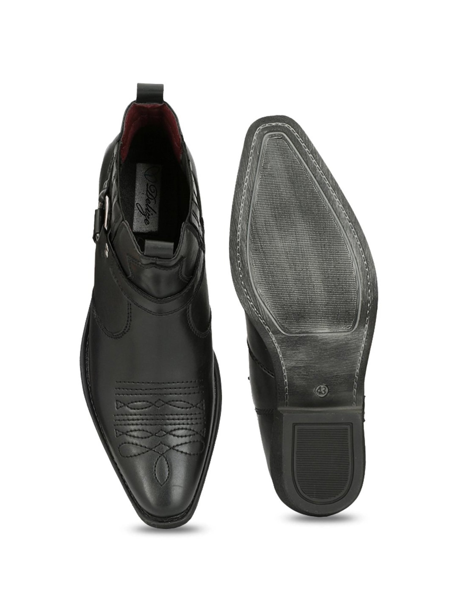 Delize Men's Black Chelsea Boots