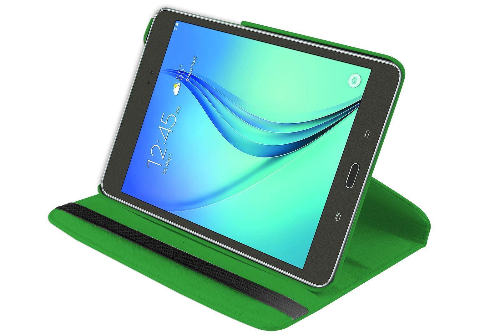 Hellfire Trading PU Leather Case 360 Rotating for Samsung Galaxy Tab A 8 T350 8" - Purple