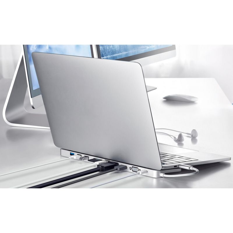 ATEN USB-C Multiport Dock with Power Pass-Through - for Notebook - 65 W - USB Type C - 4 x USB Ports - Network (RJ-45) - HDMI - VGA - DisplayPort