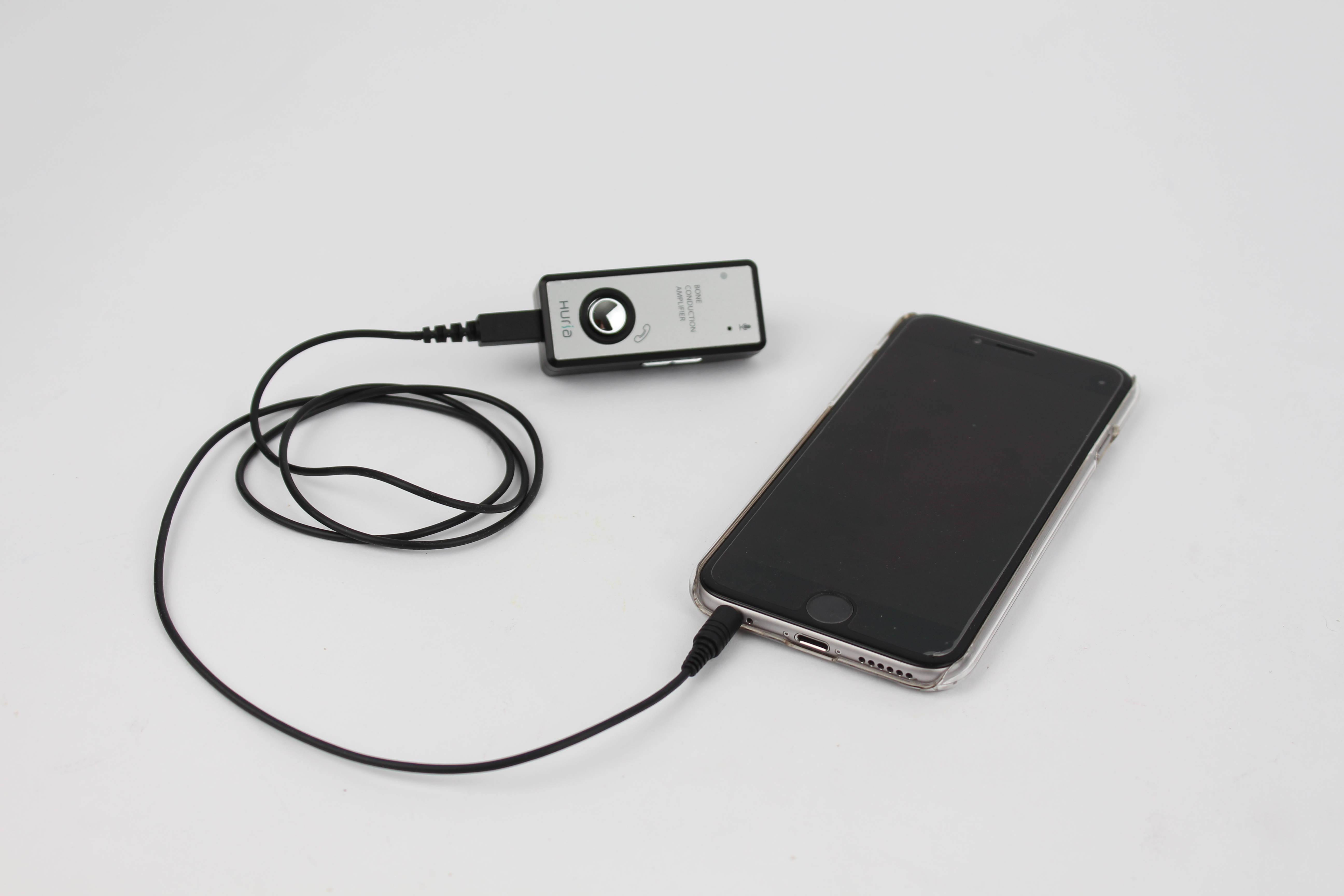 Hitrons Solutions ENO-ABLK Open Ear Bone Conduction Headphone with Amplifier, Outdoor & Biking - Black