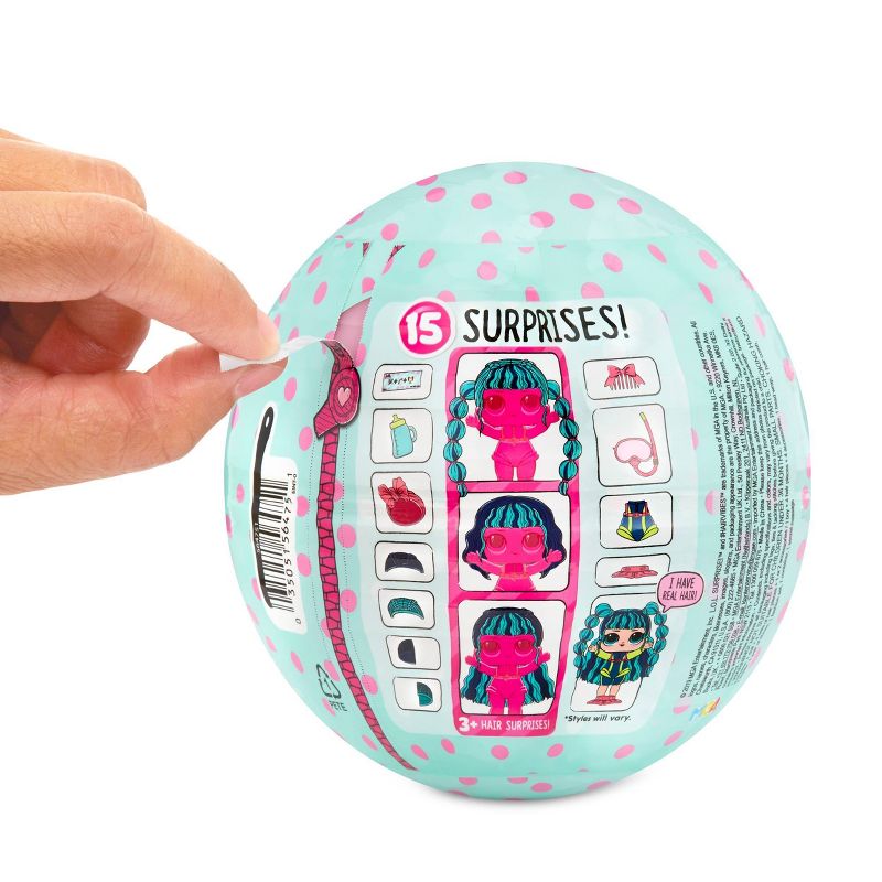 L.O.L. Surprise! #Hairvibes Dolls with 15 Surprises and Mix & Match Hair Pieces