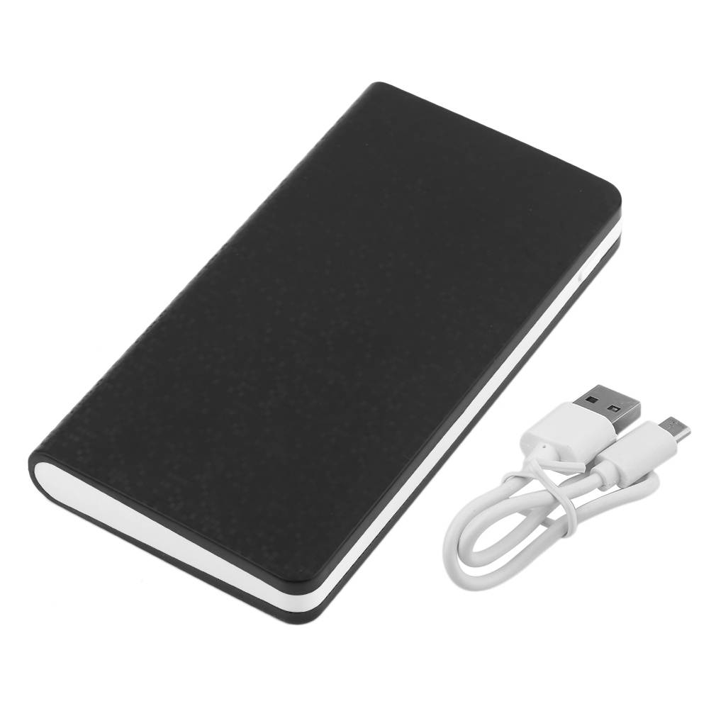 Compact Size QC2.0 8000MAH Plastic Shell Mobile Phone Power Bank Portable Charger Battery Bank For Iphone White/Black