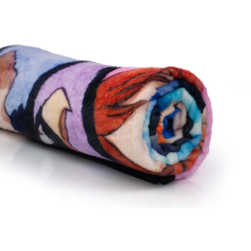 Just Funky My Hero Academia Heroes Collage Large Fleece Throw Blanket | 60 x 45 Inches