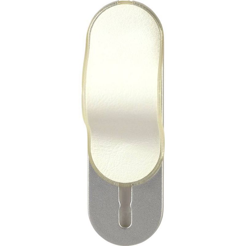 Phone Fin Finger Grip Leather - White
