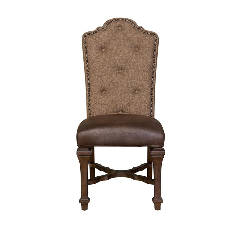 Uph Side Chair in Brown - Liberty Furniture