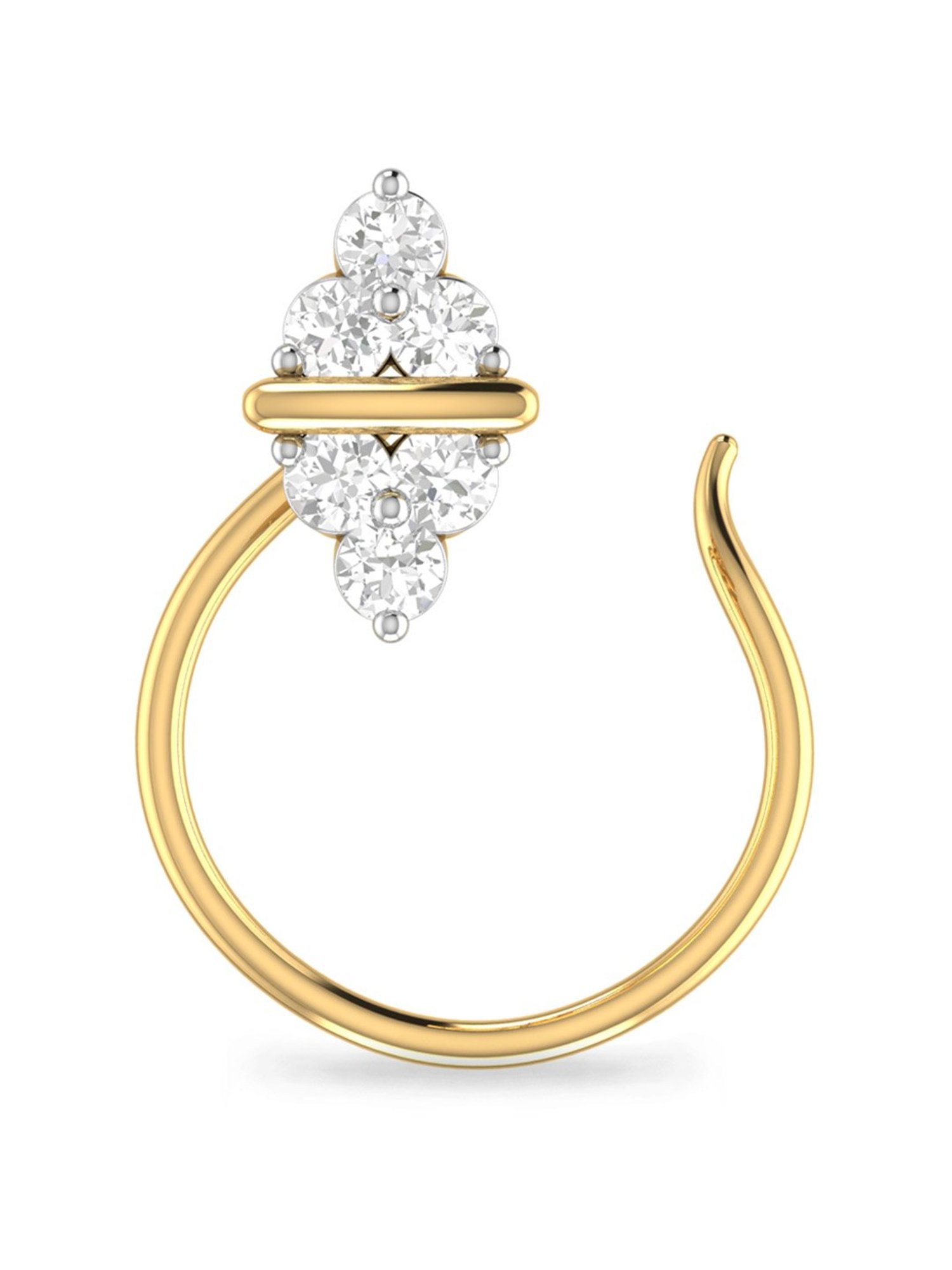 PC Jeweller Ilima 18k Gold Nosepin for Women
