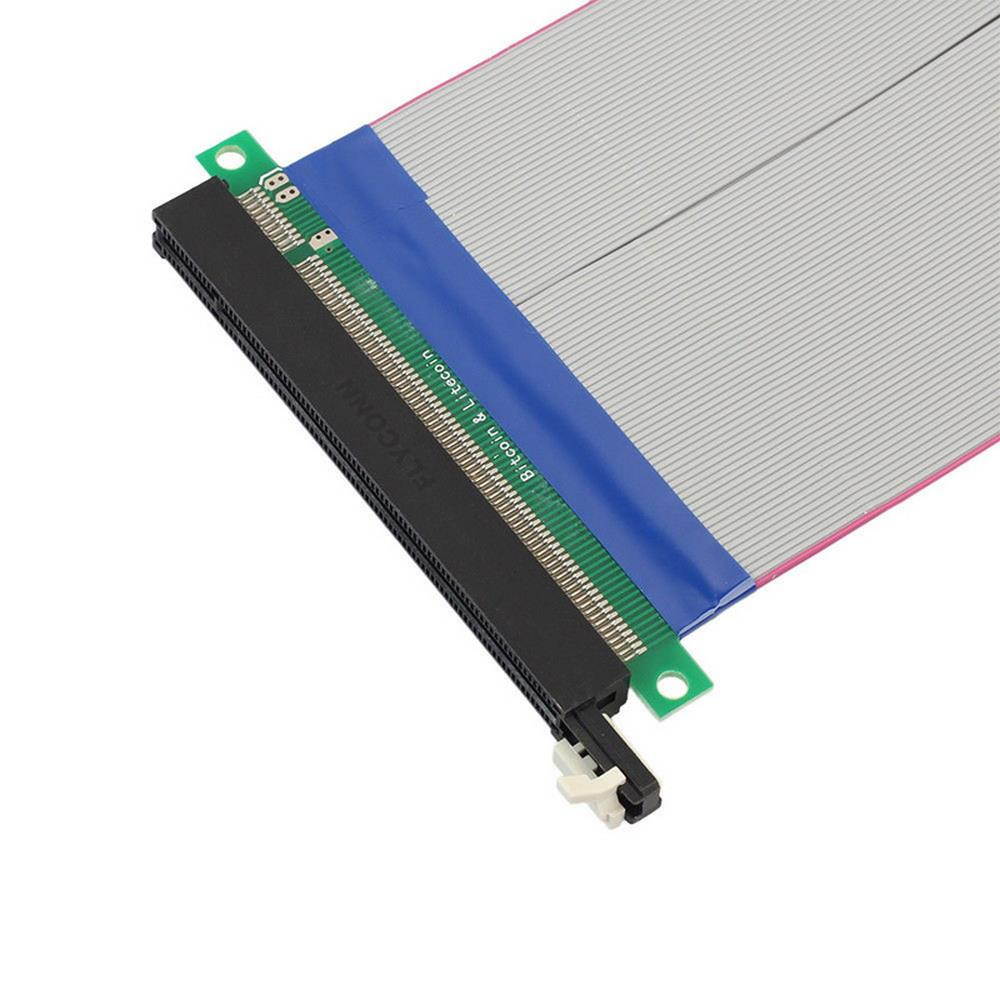 axGear PCI-E Express 16X-16X Riser Card Extender Ribbon Flexible Extension Cable