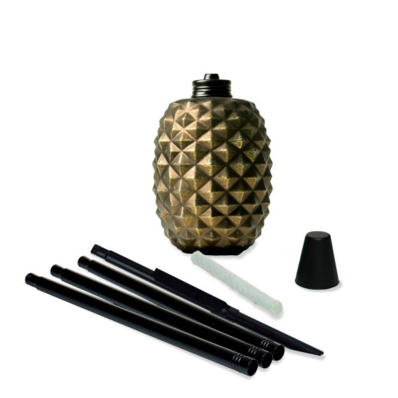 65'' 2pk Convertible Outdoor Glass Torch - Pineapple Copper - TIKI