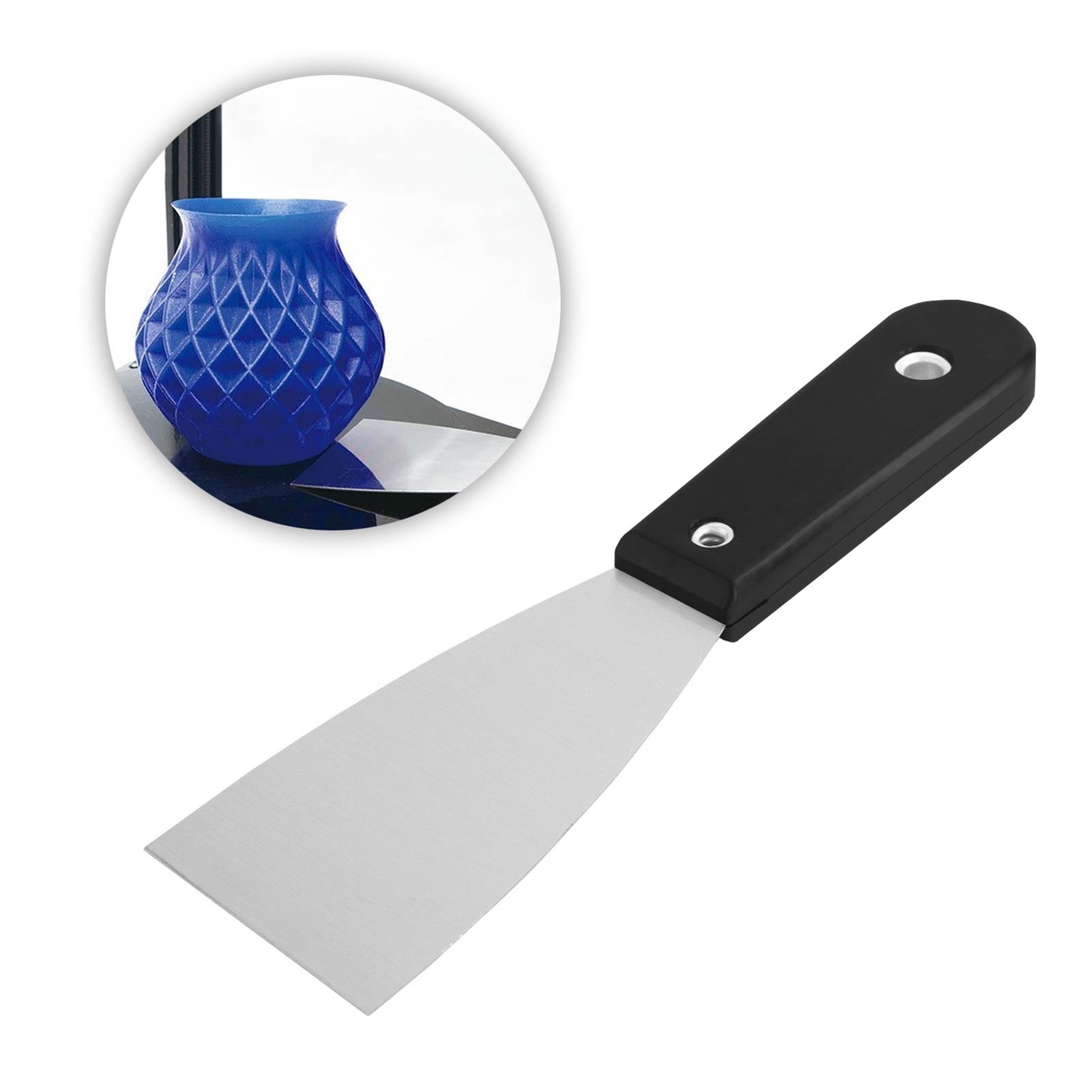 Aibecy Professional 3D Printer Accessory Removal Tool Hot Bed Platform Stainless Steel Spatula Separating Tool for Creality 3D Printer CR-10 Ender-3