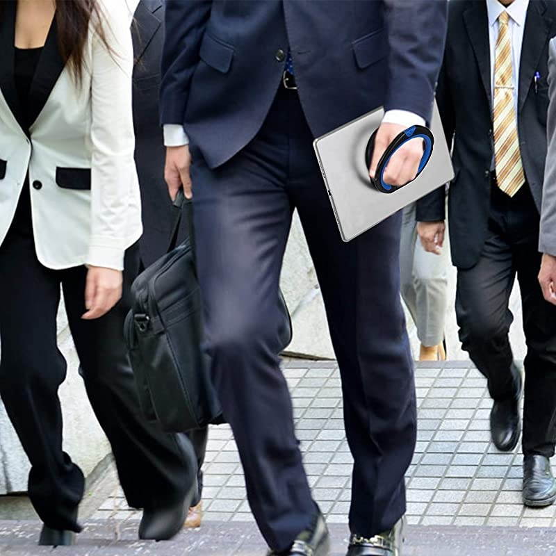 Tablet Stand Holder Adjustable Hand Holder 360 Degrees Handle Grip Compatible with iPad Pro 97105 Air Mini Surface Pro Samsung Huawei Tablet Bule Black