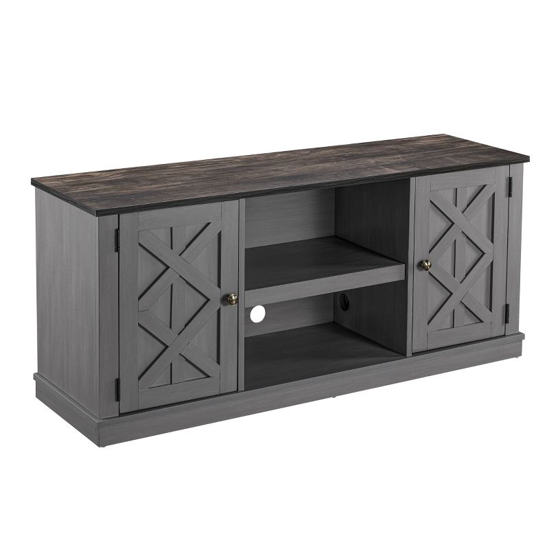 TV Stand for TVs up to 50" Gray - Home Essentials