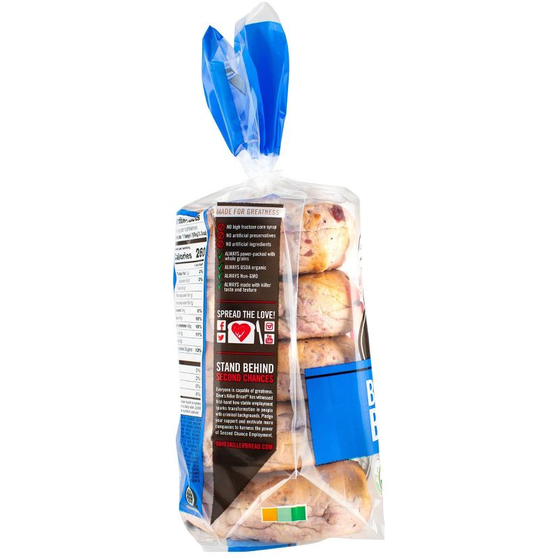 Dave's Killer Bread Organic Boomin Berry Bagels - 16.75oz/5ct