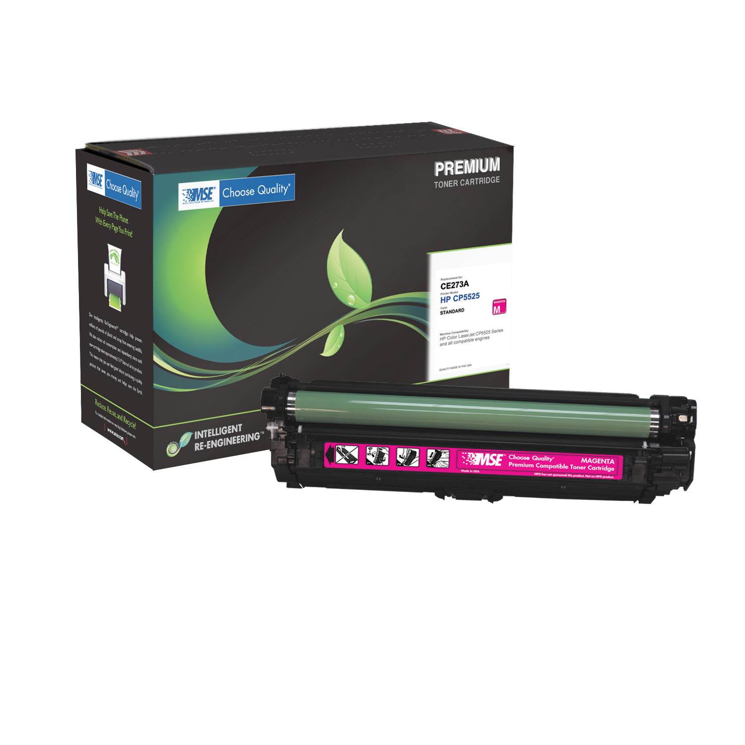 MSE Compatible Magenta Toner Cartridge (Alternative for HP 650A/CE273A)