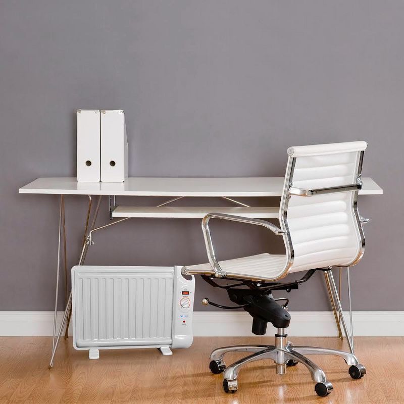 NewAir Portable 400-watt Under Desk Heater with Slim Fit Design and Silent, Energy Efficient Operation