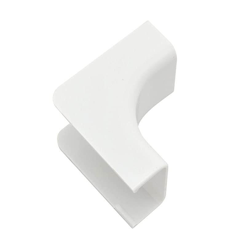 Cable and Cord Management Cordmate II Inside Elbow White C57