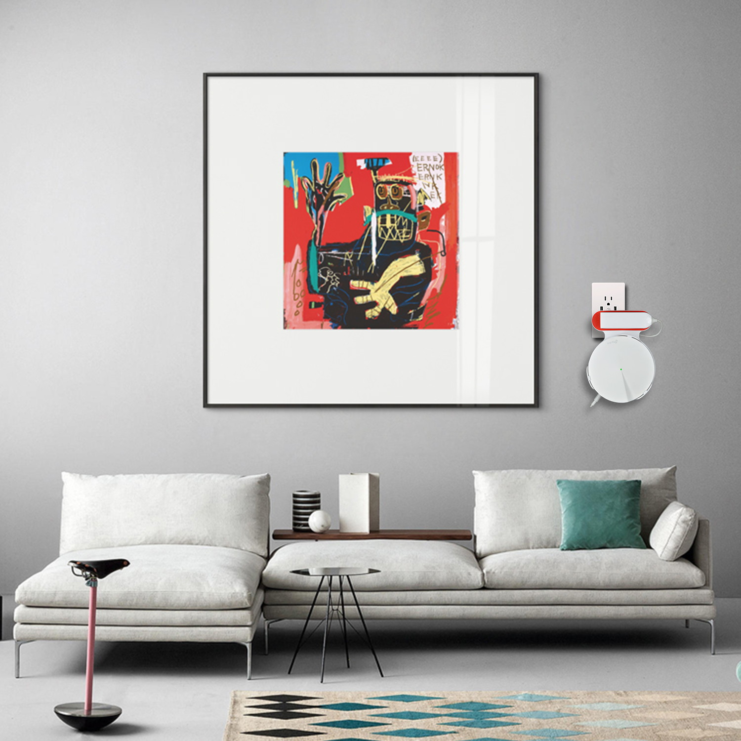 STANSTAR Wall-Mounted WiFi bracket, specially designed for TP-Link Deco P7 Whole family mesh WiFi system router, can be installed on the wall or ceiling, which is easy to install.