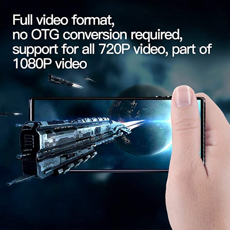 MP3 Player with Bluetooth 50 High Resolution and Full Touch Screen Builtin Speaker 8GB HiFi Lossless Sound Player with FM Radio Voice Recorder Supports up to 128GB Black