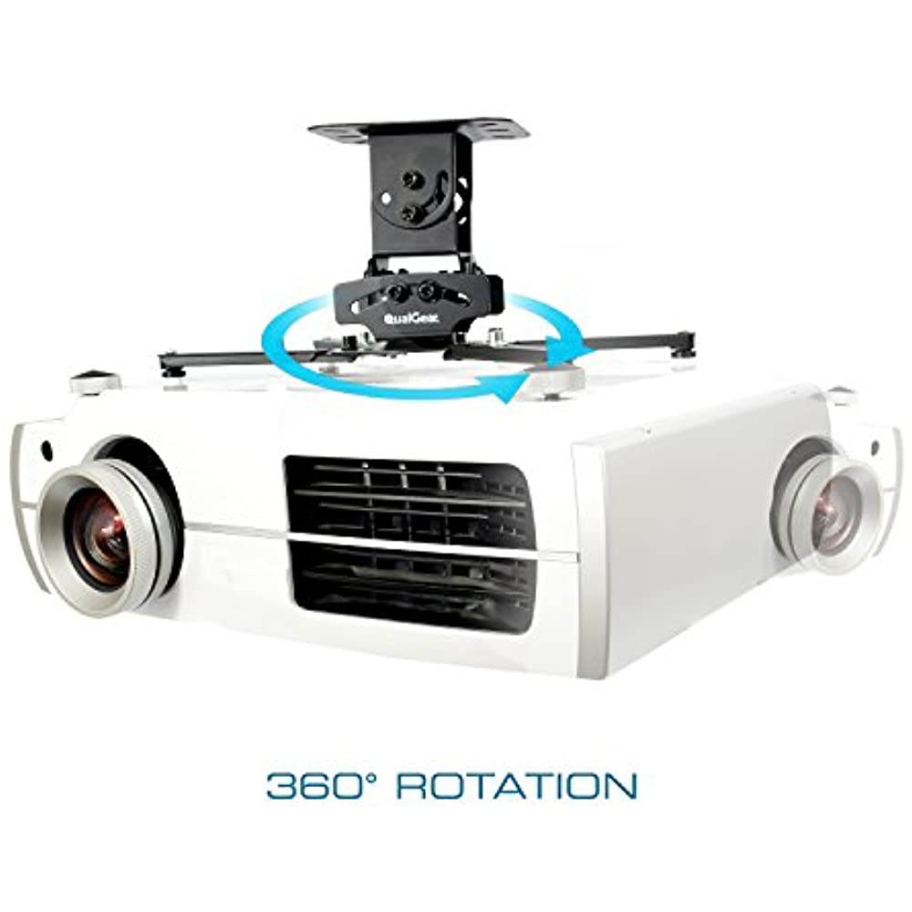 QualGear&reg; PRB-717-BLK Universal Ceiling Mount Projector Accessory