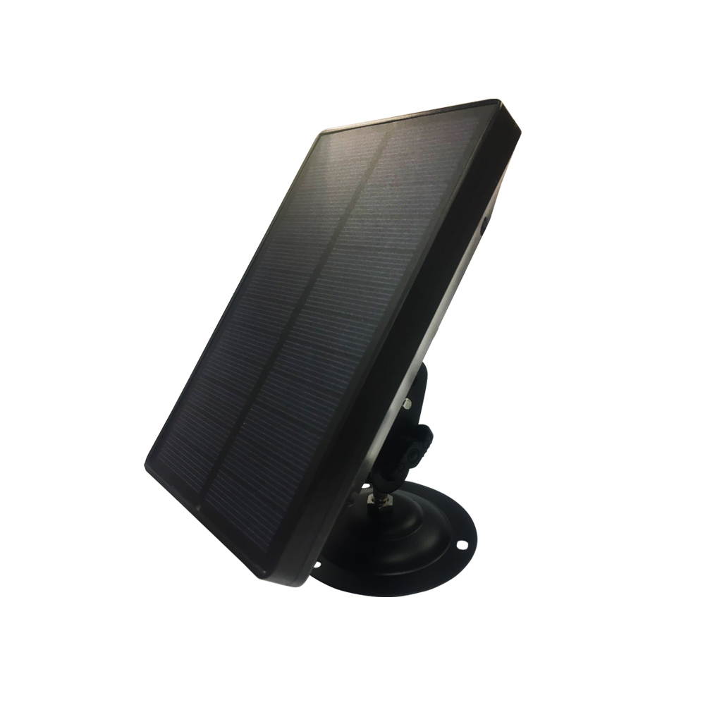 SpotCam Solar Power Bank, IP66 Weatherproof Solar Panel, 180-Degree Adjustable Wall Mount, Compatible with MicroUSB 5V Input Devices
