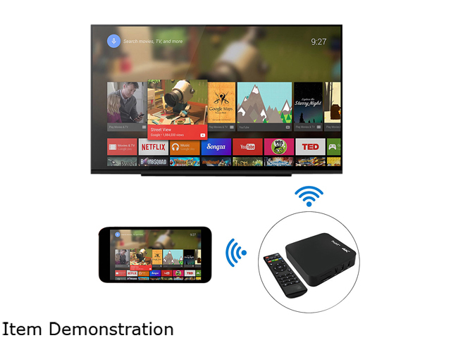 INLAND 88159 ProHT Andoid 4K TV Box with keyboard