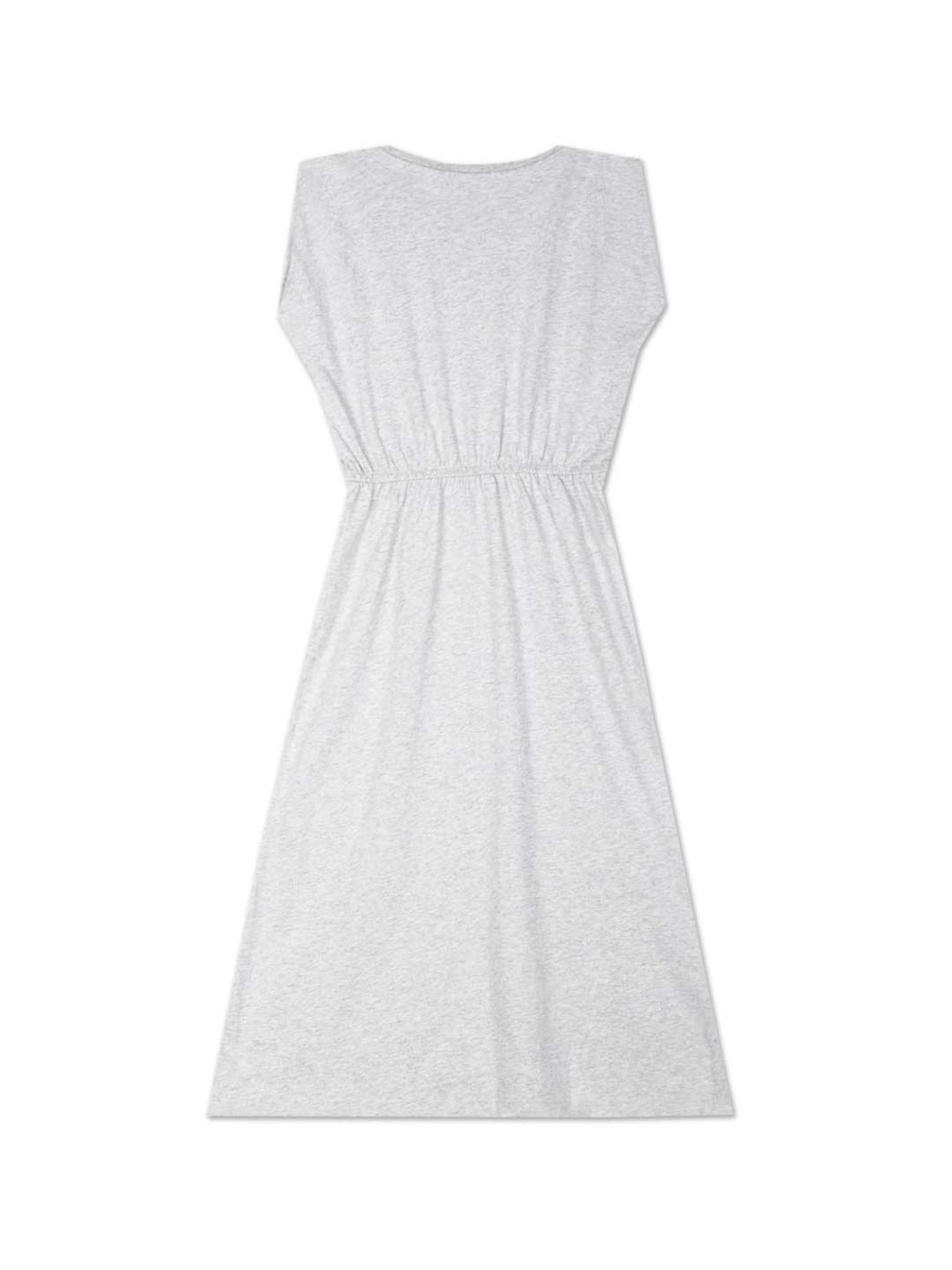 Calvin Klein Jeans Kids Grey Cotton Regular Fit Dress